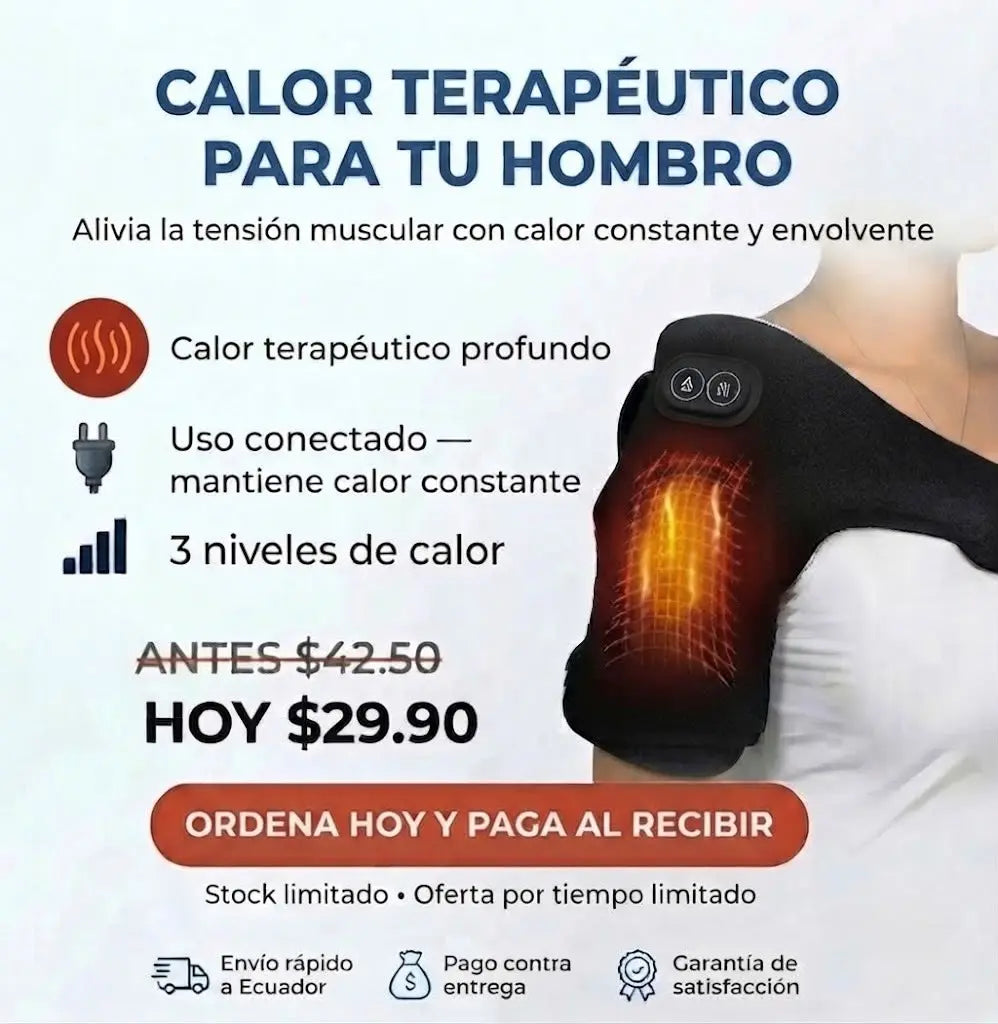 Soporte Térmico para Hombro con Masaje